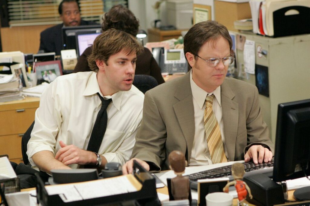 the office jim dwight prank