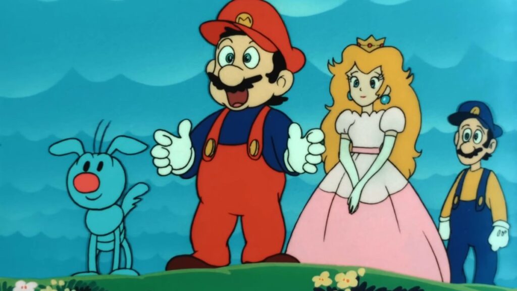 super mario bros the great mission to rescue princess peach screenshot kibidango mario princess peach and luigi