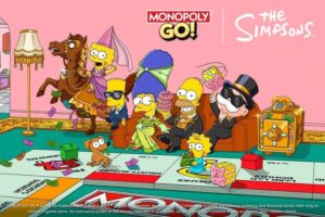 monopoly go simpsons crossover keyart 1