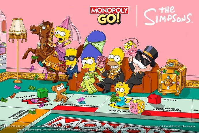 monopoly go simpsons crossover keyart 1